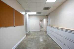 interior hallway of building for lease in Burbank, CA
