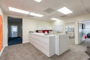 interior office of building for lease in Burbank, CA