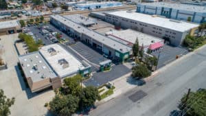 exterior and parking of building for sale in Montclair, CA