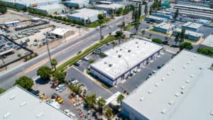 roof of commercial building for sale in riverside, ca