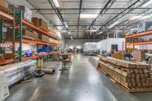 interior warehouse space of building for sale in riverside, ca