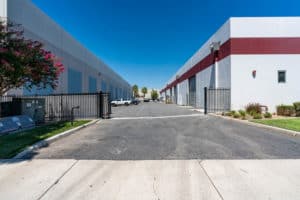 outside gated entrance at building for sale in riverside, ca