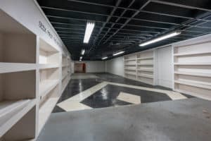 interior space of retail building for lease in Burbank, CA