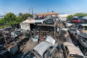Yard of industrial warehouse/salvage yard for sale in North Hollywood, CA